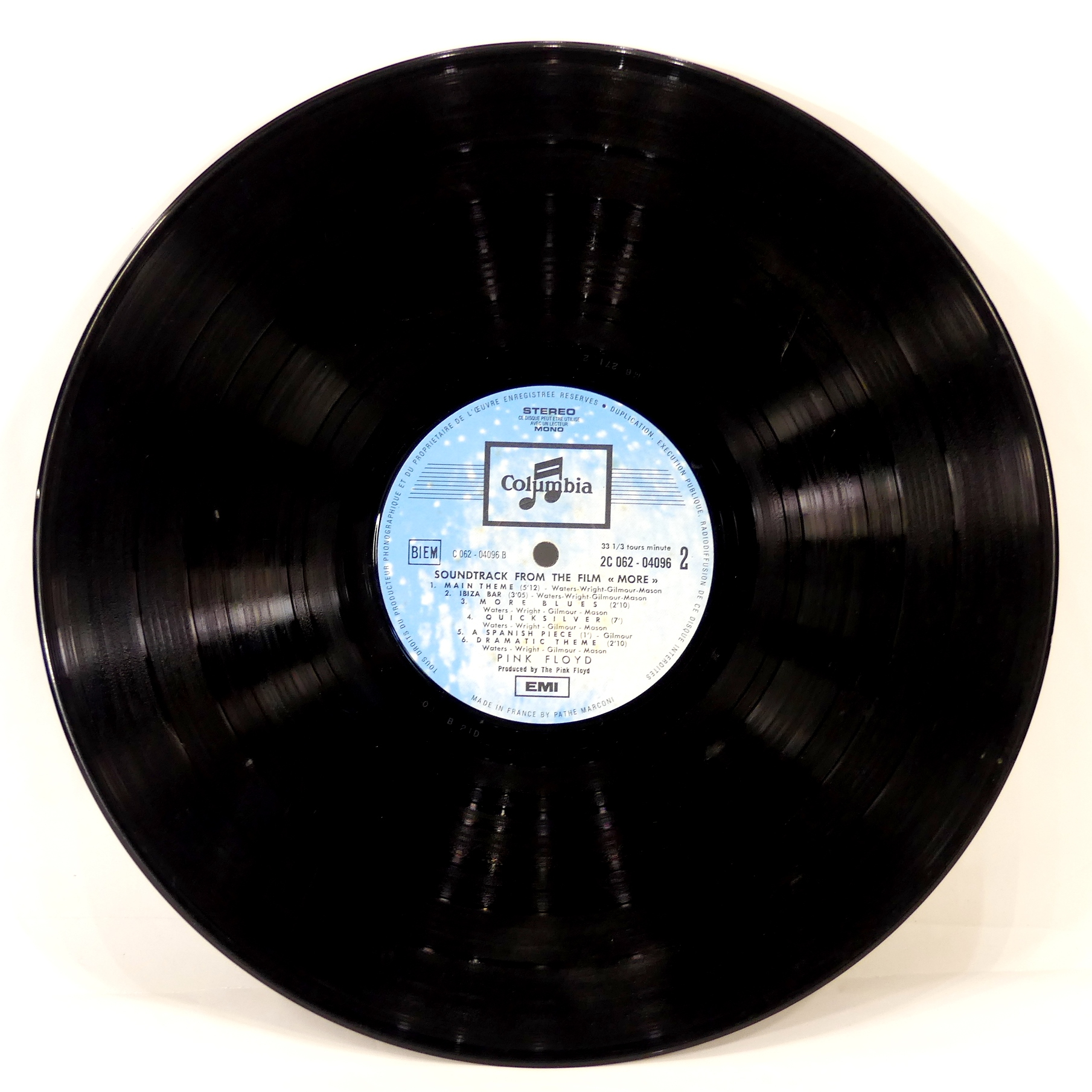 Voir photo 2 de Vinyle - Pink Floyd - Soundtrack from the film More - 1969 Vinyle - Pink Floyd - Soundtrack from the film More - 1969 Bon état - Vue 2 -